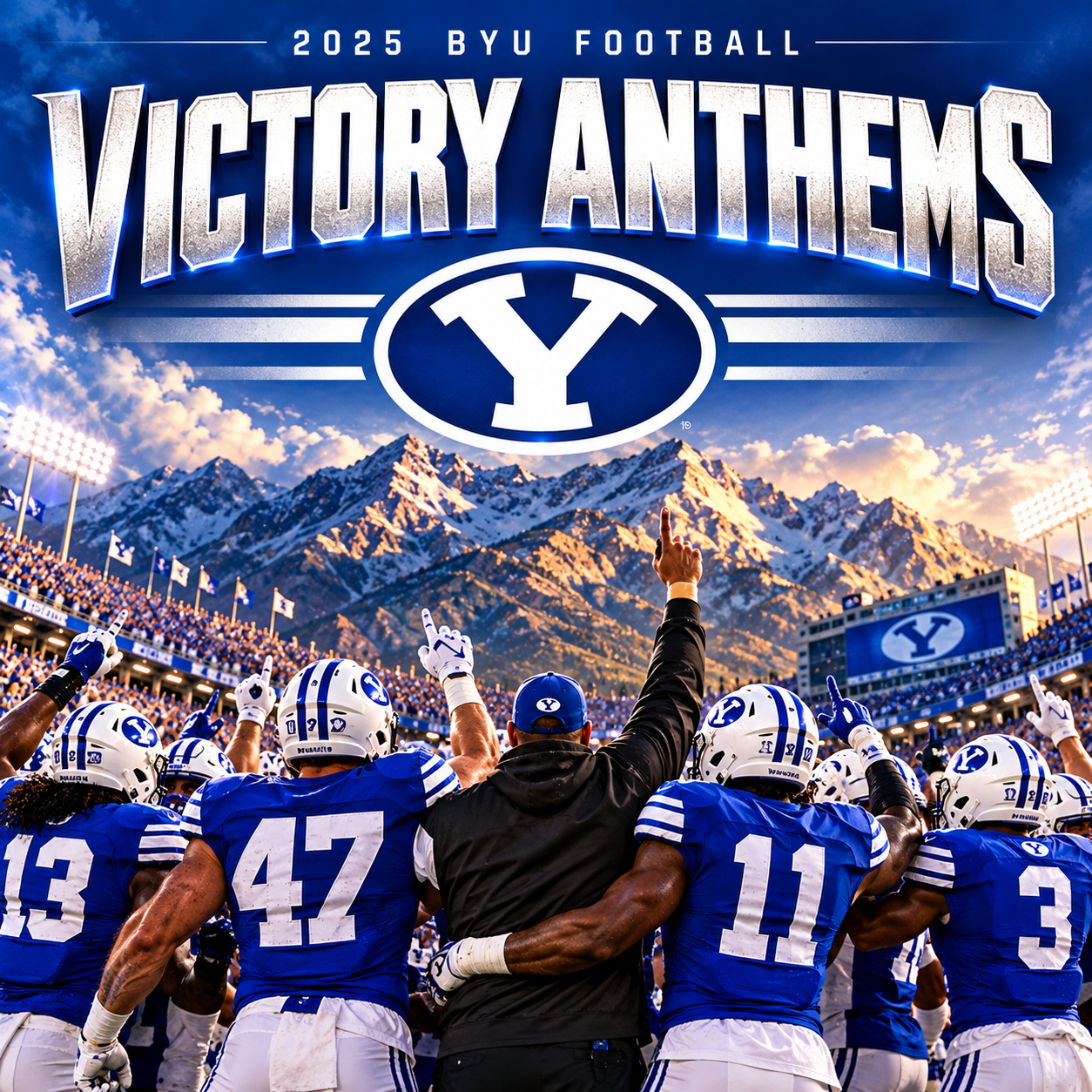 2025 BYU Football: Victory Anthems artwork