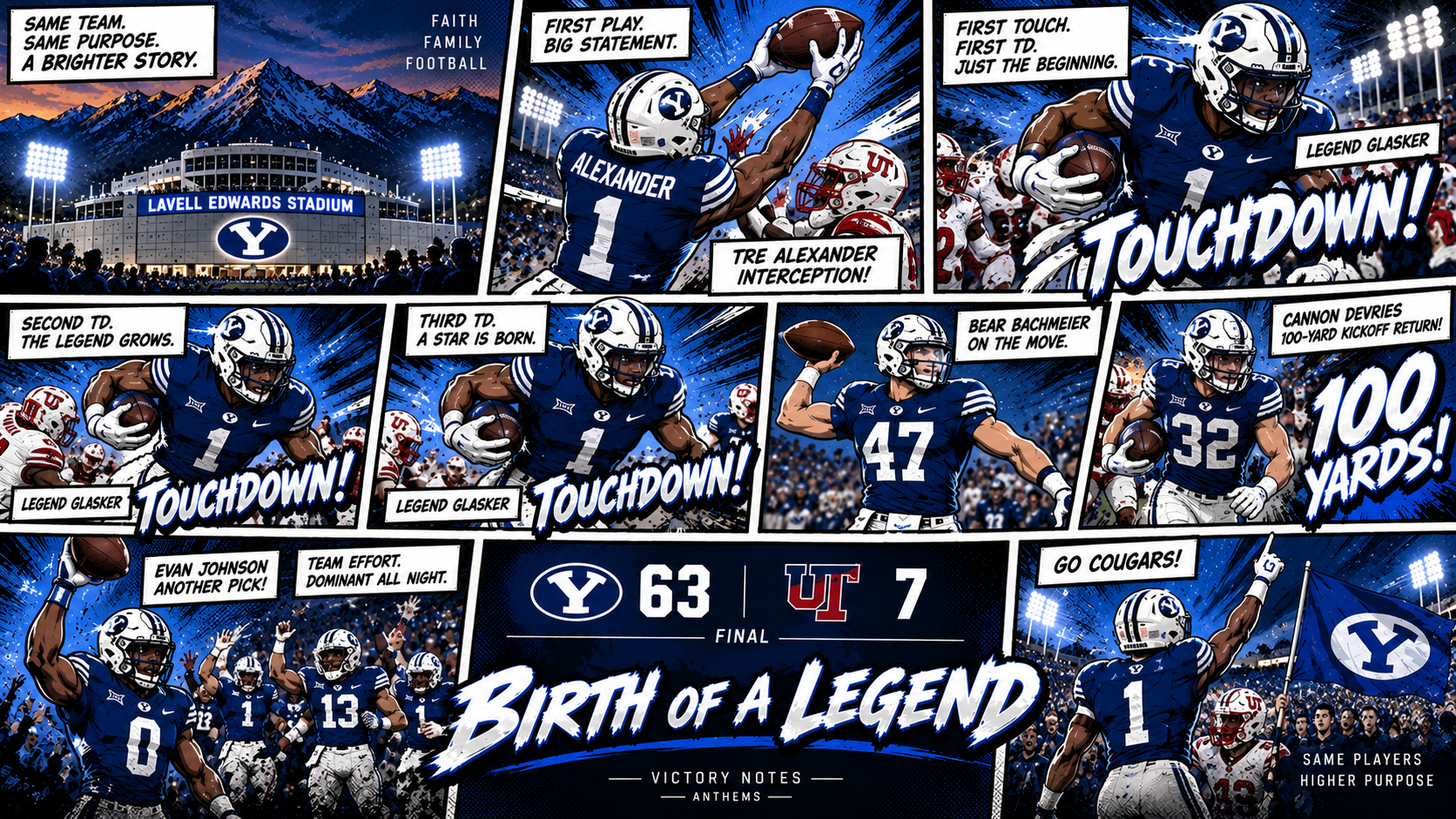2026 BYU Football | Game 1 | vs Utah Tech (Birth of a Legend) artwork