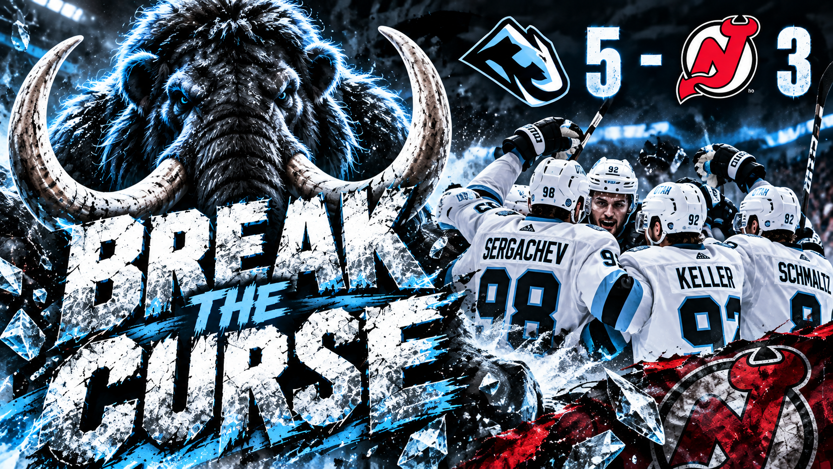 Break the Curse cinematic lyric video artwork